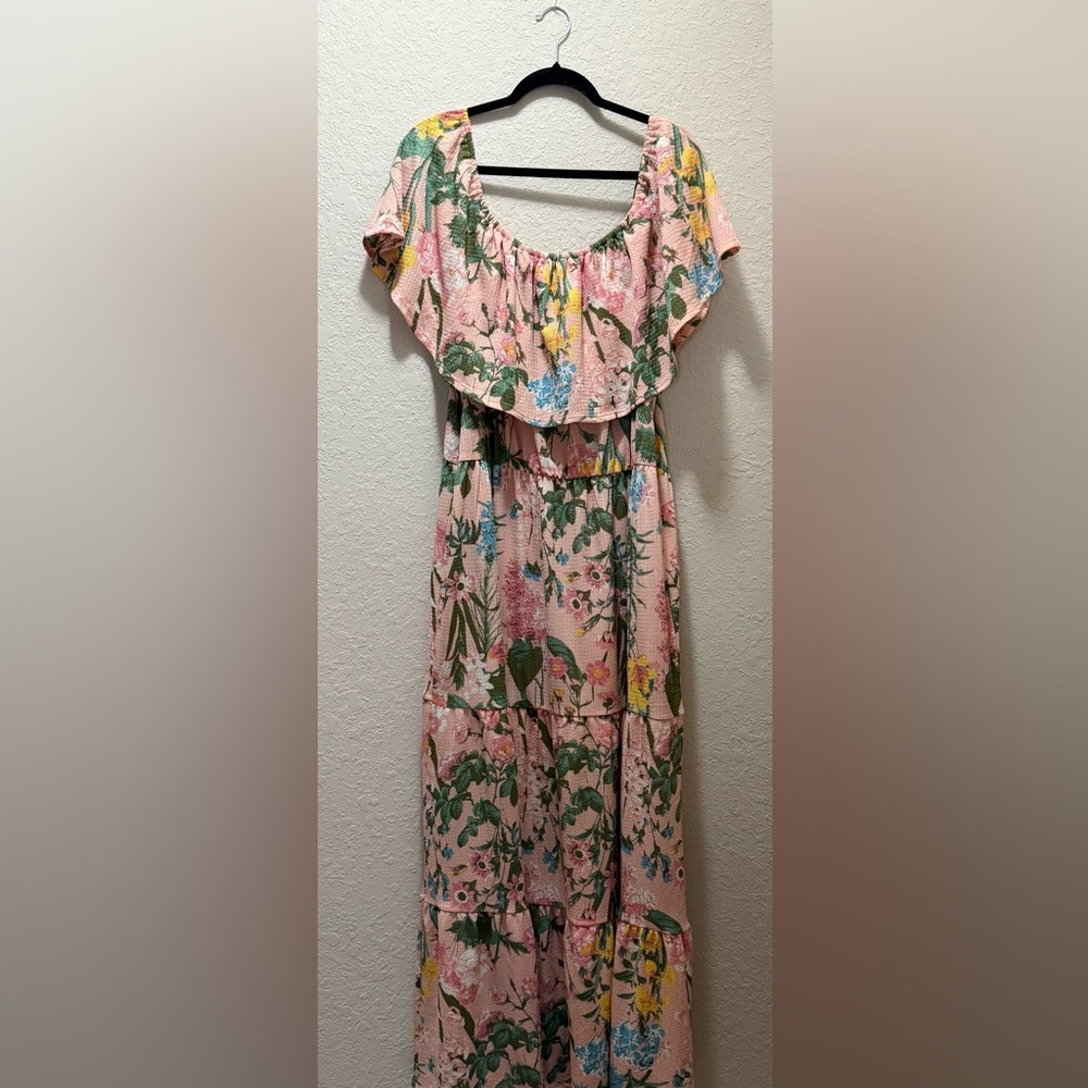 Cato Pink Floral Maxi Dress